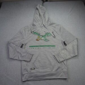 Philadelphia Eagles Hoodie Mens Small Gray NFL Team Apparel Sweatshirt